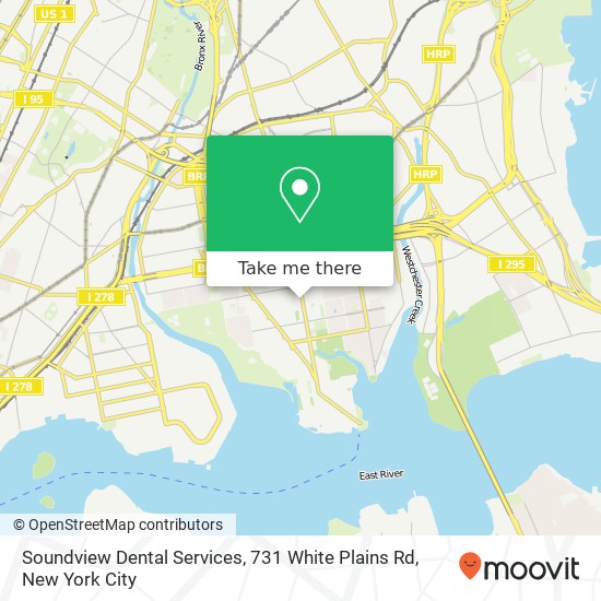 Soundview Dental Services, 731 White Plains Rd map