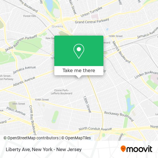 Mapa de Liberty Ave