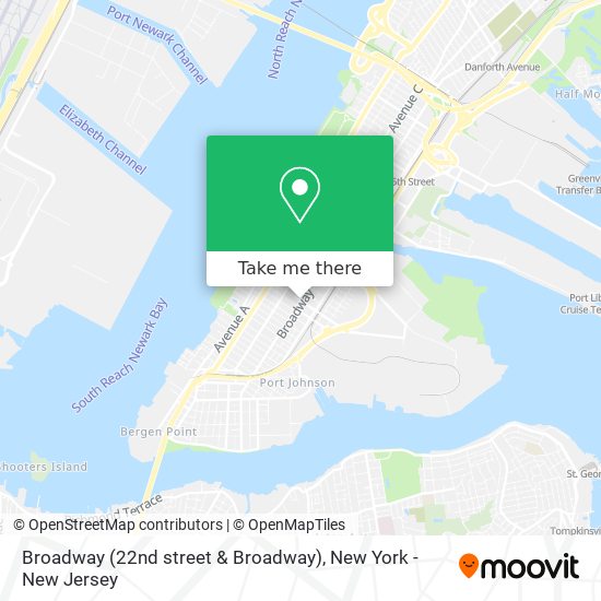 Mapa de Broadway (22nd street & Broadway)