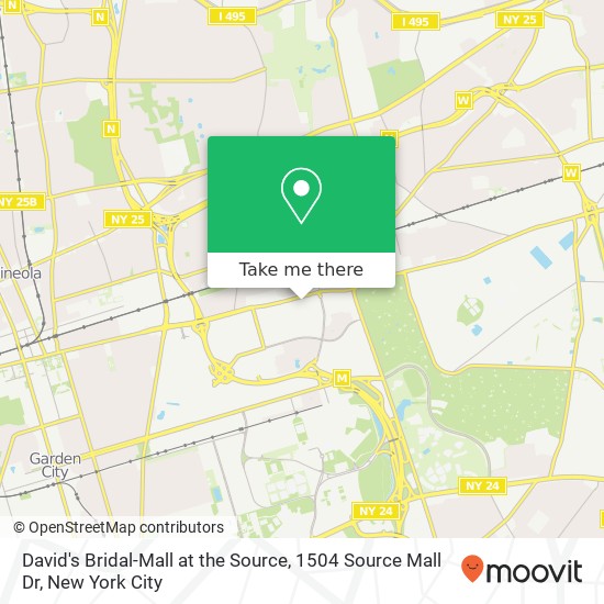 David's Bridal-Mall at the Source, 1504 Source Mall Dr map