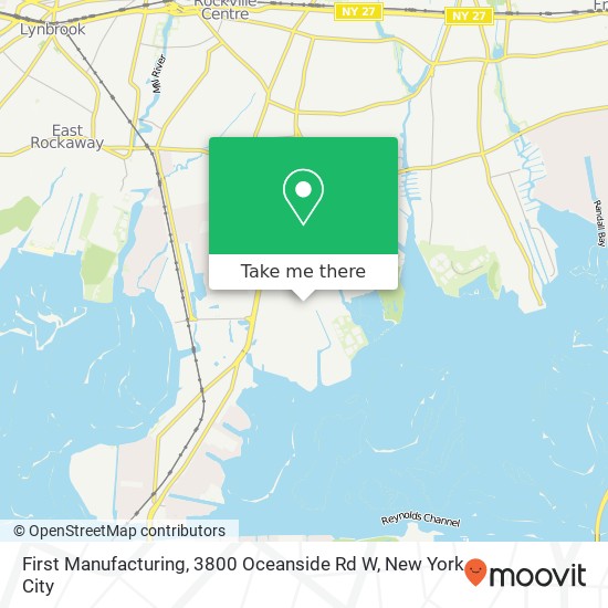 First Manufacturing, 3800 Oceanside Rd W map