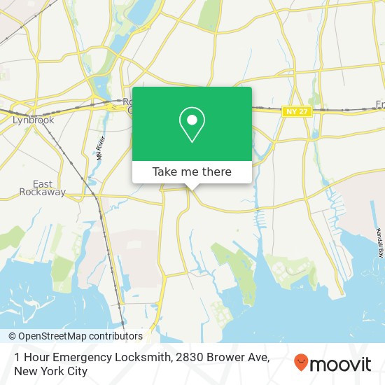 1 Hour Emergency Locksmith, 2830 Brower Ave map