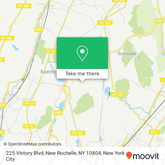 225 Victory Blvd, New Rochelle, NY 10804 map