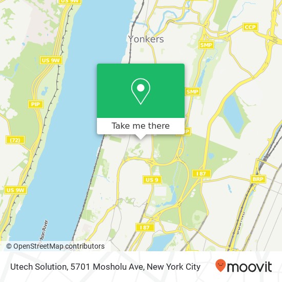 Mapa de Utech Solution, 5701 Mosholu Ave