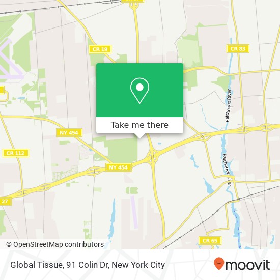 Global Tissue, 91 Colin Dr map