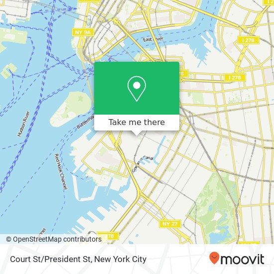 Court St/President St map