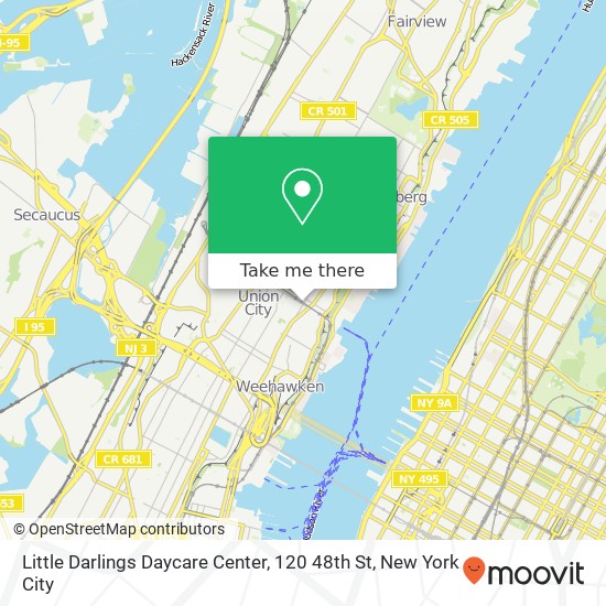 Mapa de Little Darlings Daycare Center, 120 48th St