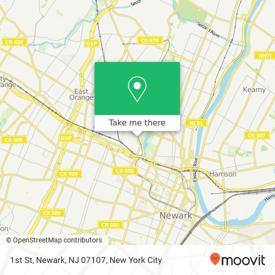 1st St, Newark, NJ 07107 map