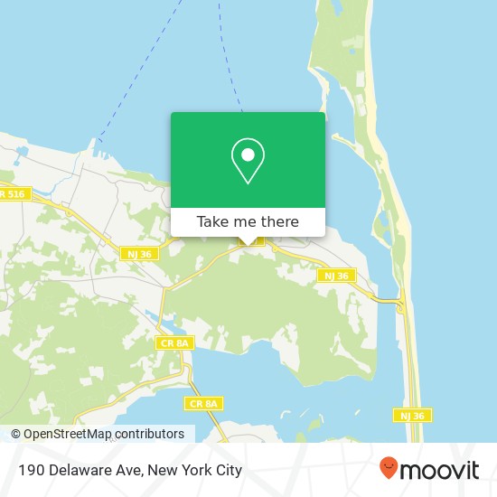 190 Delaware Ave, Atlantic Highlands, NJ 07716 map