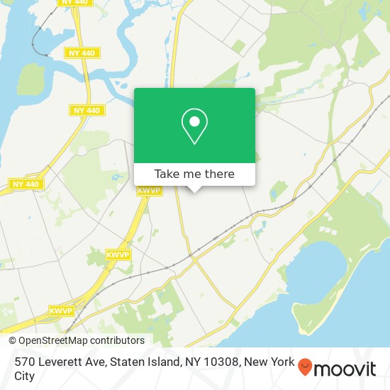 570 Leverett Ave, Staten Island, NY 10308 map