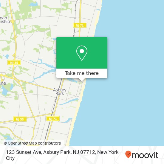 123 Sunset Ave, Asbury Park, NJ 07712 map