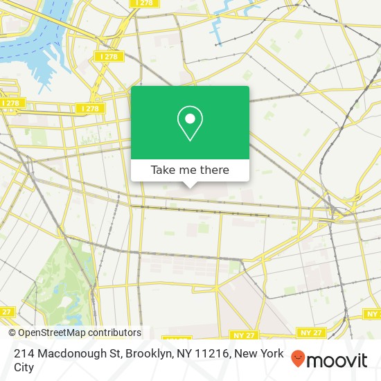 214 Macdonough St, Brooklyn, NY 11216 map