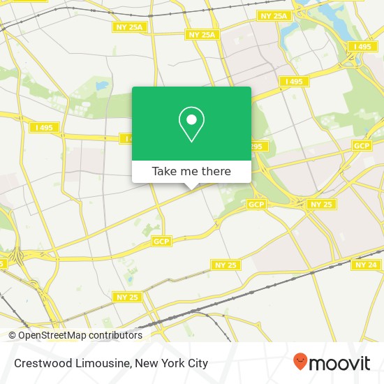 Mapa de Crestwood Limousine