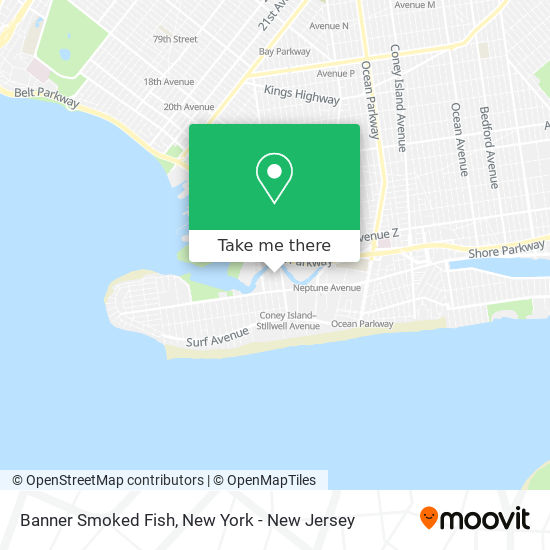 Banner Smoked Fish map