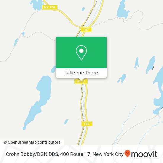 Crohn Bobby / DGN DDS, 400 Route 17 map