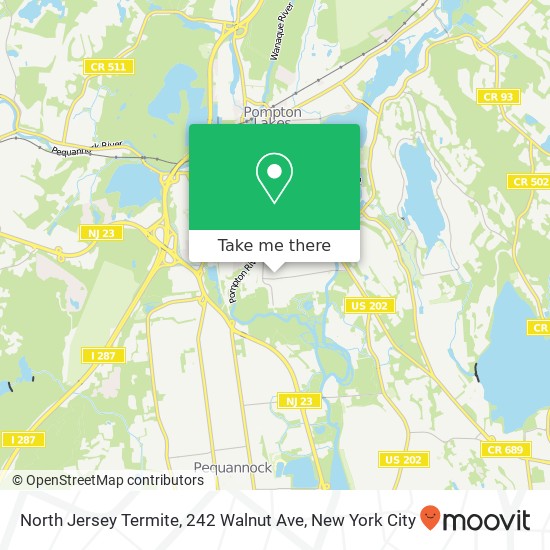 North Jersey Termite, 242 Walnut Ave map