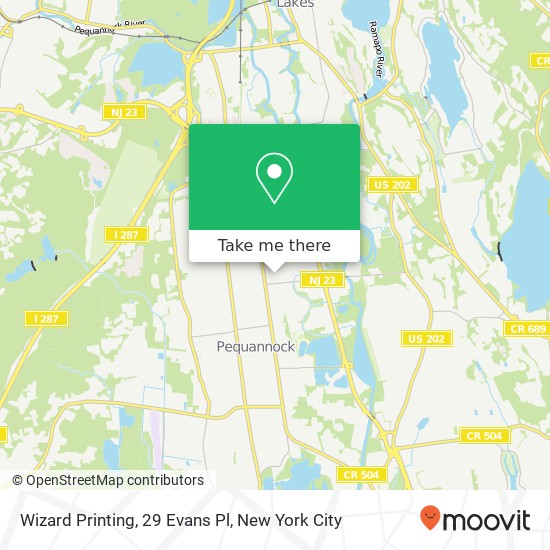 Wizard Printing, 29 Evans Pl map