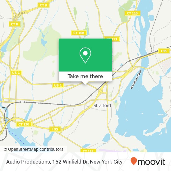 Audio Productions, 152 Winfield Dr map