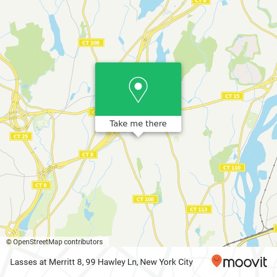 Mapa de Lasses at Merritt 8, 99 Hawley Ln