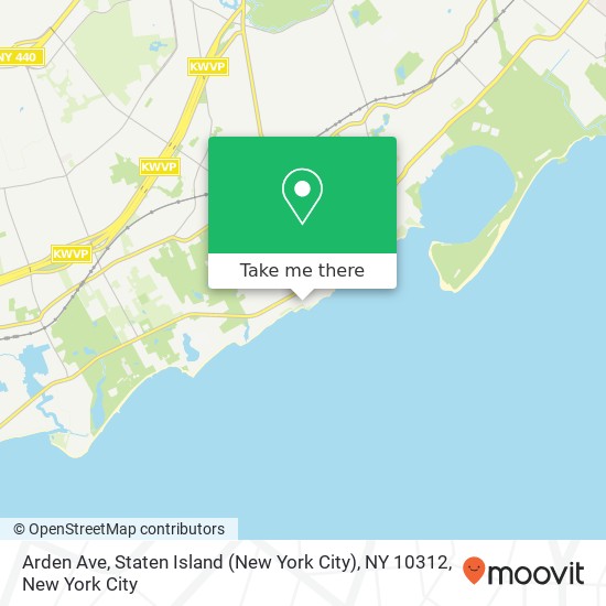 Arden Ave, Staten Island (New York City), NY 10312 map