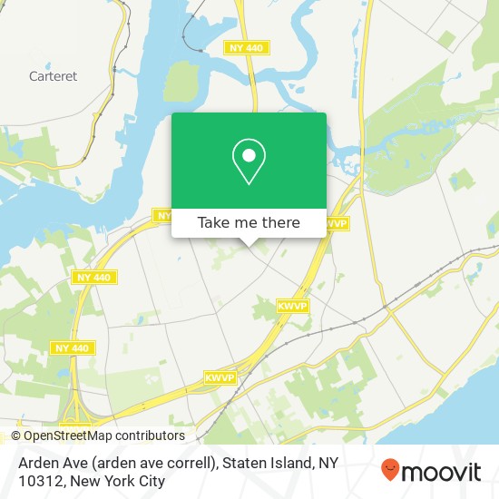 Arden Ave (arden ave correll), Staten Island, NY 10312 map