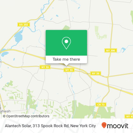 Alantech Solar, 313 Spook Rock Rd map