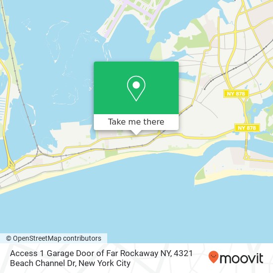 Access 1 Garage Door of Far Rockaway NY, 4321 Beach Channel Dr map