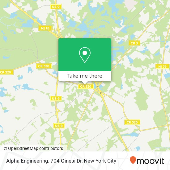 Alpha Engineering, 704 Ginesi Dr map