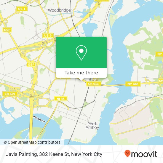 Javis Painting, 382 Keene St map