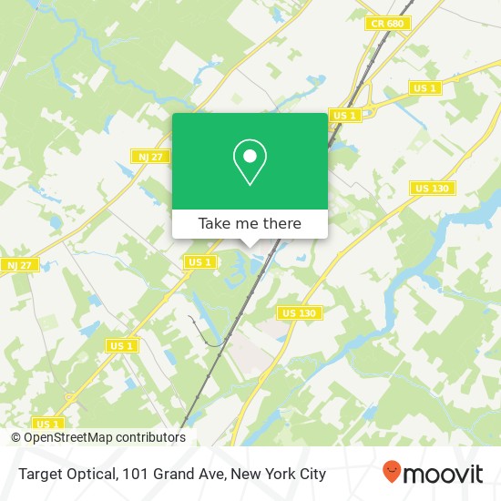 Mapa de Target Optical, 101 Grand Ave
