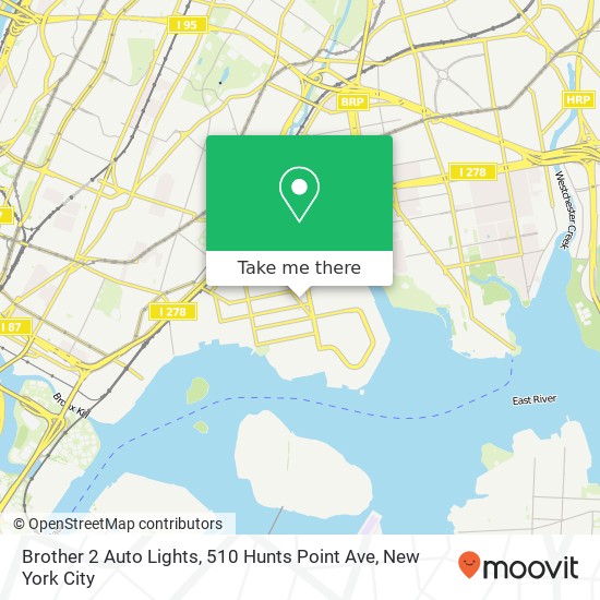 Mapa de Brother 2 Auto Lights, 510 Hunts Point Ave