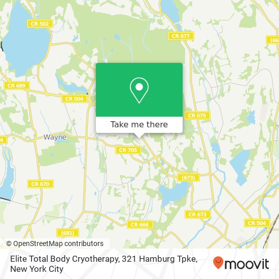 Elite Total Body Cryotherapy, 321 Hamburg Tpke map