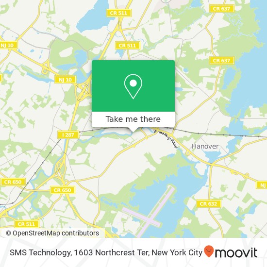 Mapa de SMS Technology, 1603 Northcrest Ter