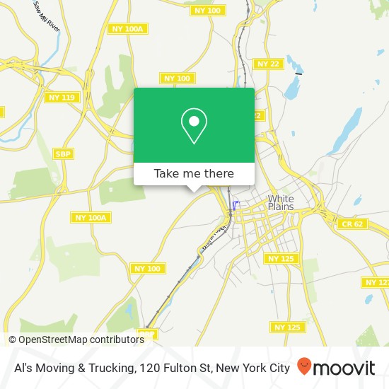 Mapa de Al's Moving & Trucking, 120 Fulton St