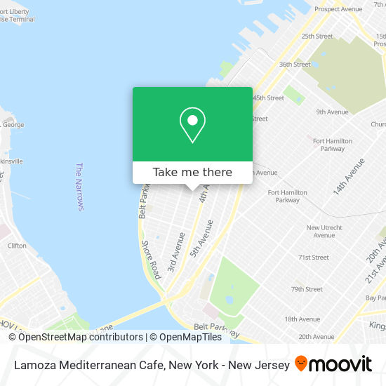 Lamoza Mediterranean Cafe map