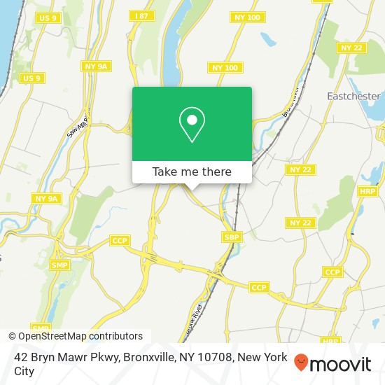 42 Bryn Mawr Pkwy, Bronxville, NY 10708 map