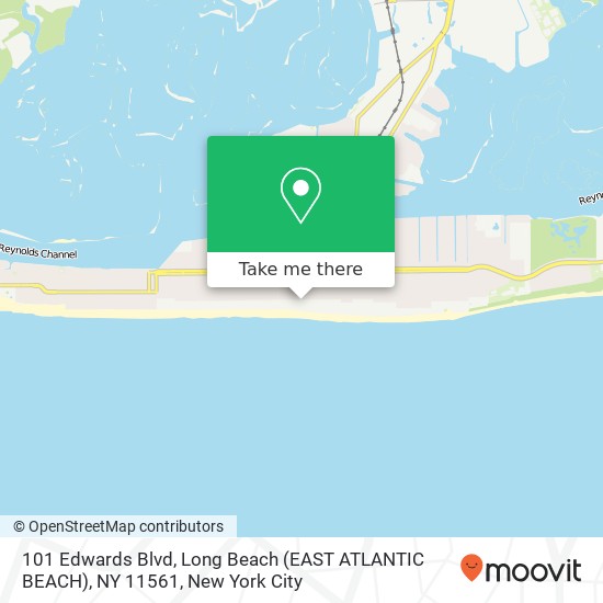 101 Edwards Blvd, Long Beach (EAST ATLANTIC BEACH), NY 11561 map