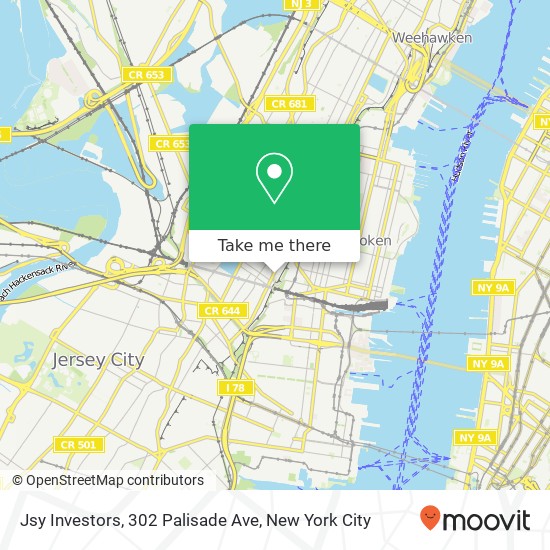 Jsy Investors, 302 Palisade Ave map
