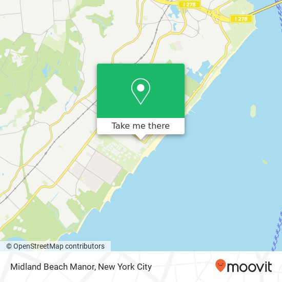 Midland Beach Manor map