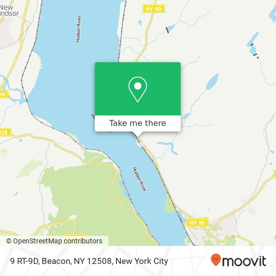 Mapa de 9 RT-9D, Beacon, NY 12508