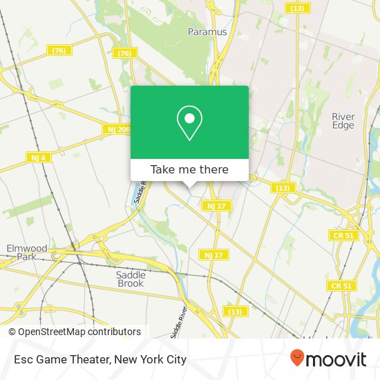 Esc Game Theater map