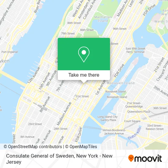 Consulate General of Sweden map