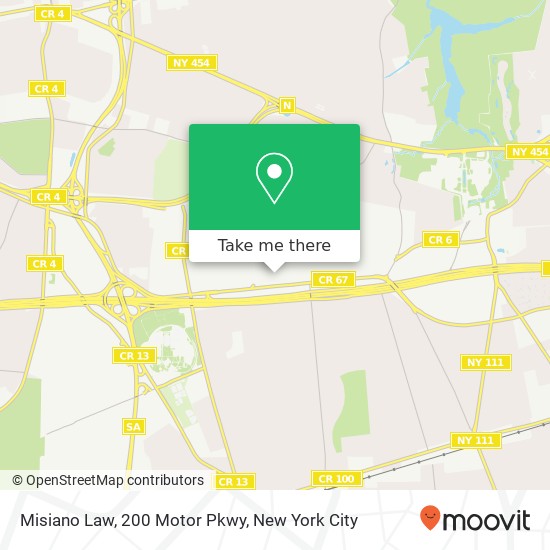 Misiano Law, 200 Motor Pkwy map