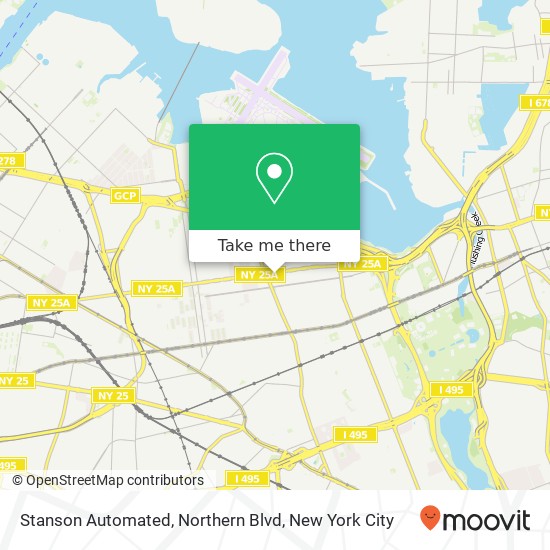 Mapa de Stanson Automated, Northern Blvd