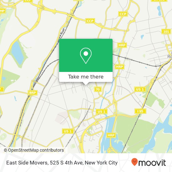East Side Movers, 525 S 4th Ave map