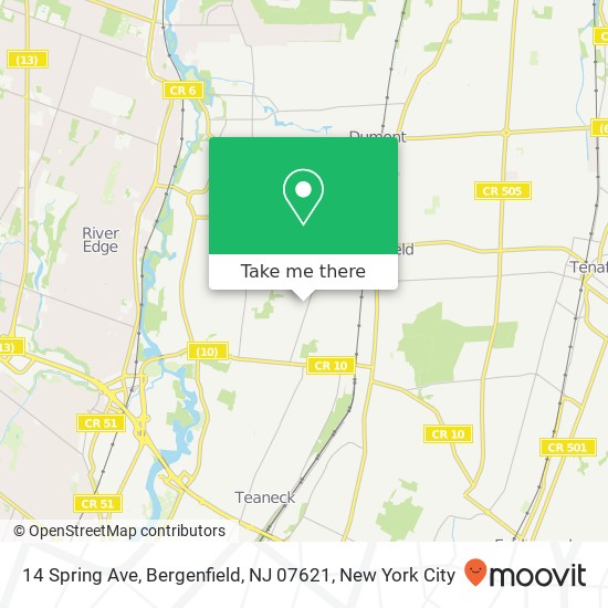 14 Spring Ave, Bergenfield, NJ 07621 map