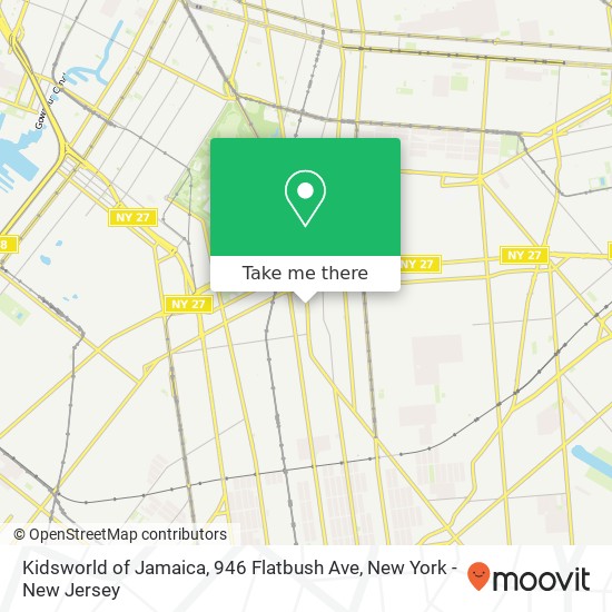 Kidsworld of Jamaica, 946 Flatbush Ave map