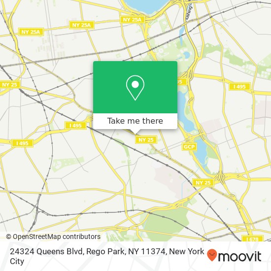 24324 Queens Blvd, Rego Park, NY 11374 map