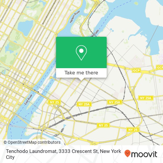 Tenchodo Laundromat, 3333 Crescent St map