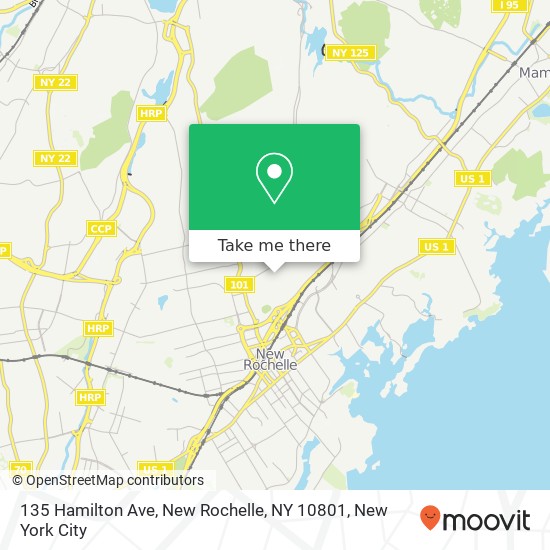 135 Hamilton Ave, New Rochelle, NY 10801 map